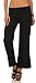 Produktbild Malito Damen Hose aus Leinen | Stoffhose in Unifarben | Freizeithose für den Strand | Chino - Jogginghose 8064 (schwarz, XL)