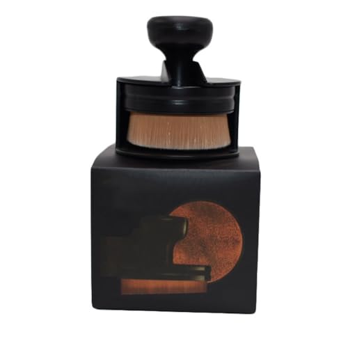 Lawnoval Brosse antistatique pour disques vinyles avec poils en fibre de carbone pour nettoyer les disques, élimine la poussière et les empreintes digitales, compatible avec tous les disques vinyles