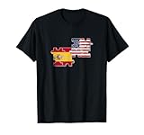 España USA Bandera Española Americana Españoles Camiseta