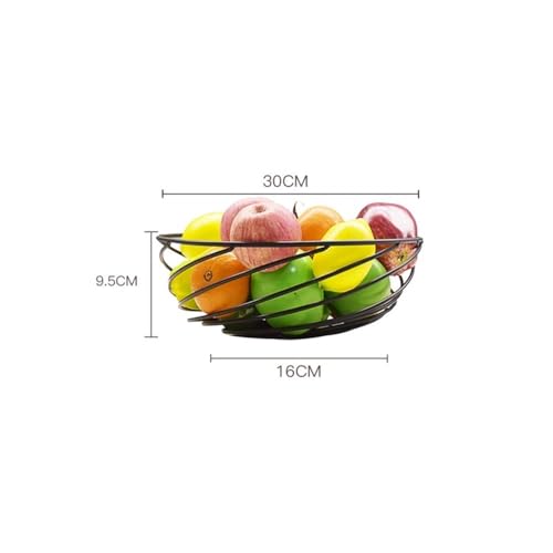 Centro de mesa frutero de metal blanco con elegante diseño calado decorativo 3