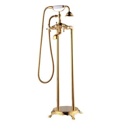 Robinet de baignoire au sol pour moments de détente et bain moussant relaxant