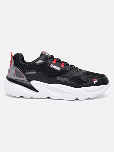 Image of Fila Mens Men Black Street Fit Running ShoesHealth Care Professional Shoe