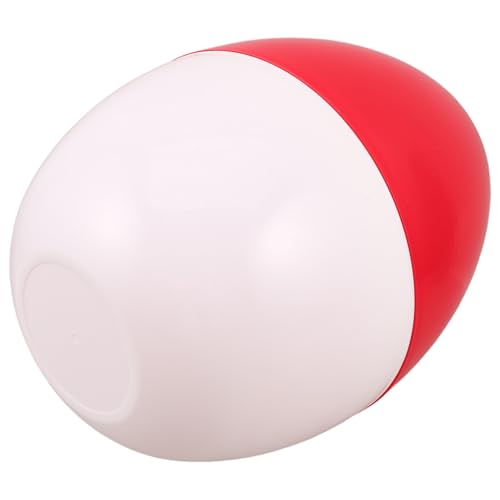 PLAFOPE Caja Transparente Grande para DIY Cápsula Rellenable Gigante Contenedor para Fiestas Color Blanco y Rojo