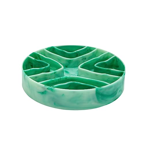 8 Inch Slow Feeder Bowl,Dog Slow Feeder Bowl,Dog Bowl,Cat Bowls, Anti Gulping Healthy Eating, Slow Feeder Pet Bowl,Slow Eating Healthy Design For Small Medium Size Dogs & Cats (Light Green) #TOP3
