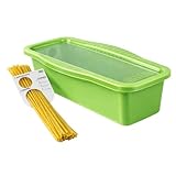 Microwave Pasta Cooker with Built-In Portion Tool, BPA-Free Microwave Pasta Maker for Spaghetti, Ramen & Vegetables, Dishwasher Safe