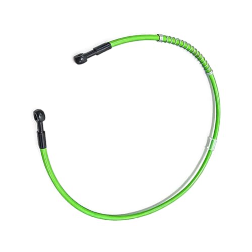 Latiguillo de freno de acero inoxidable verde 150cm para embrague hidráulico de moto