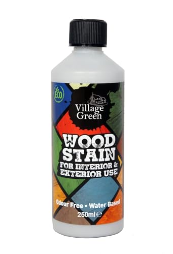 Village Green Ready to Use Wood Stain - Water Based, Eco Friendly, Premium Quality (Aztec, 250ml)