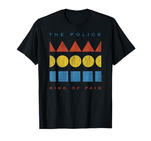 Official The Police King Of Pain Rock Music Band T-Shirt