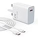 67W USB C Charger Compatible with Xiaomi 15 14 13 12 14t 13t 12t 12s Pro Ultra Lite, Turbo Fast Charger for Redmi Note 14 13 14T 13T 13 12S 11 Lite POCO F7 X7 Pro 6 M6 F5 X5 With 3.3ft Type C Cable