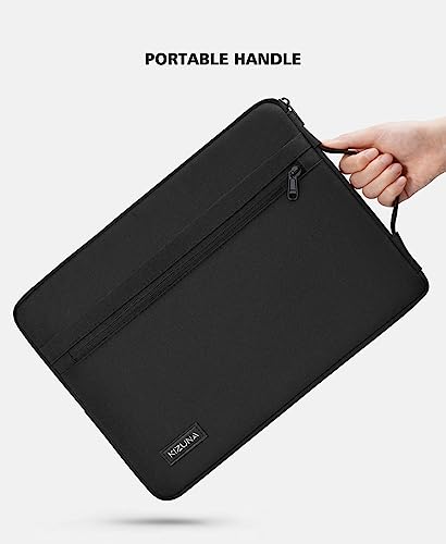 KIZUNA Laptop Tablet Sleeve 10 Inch Water-Resistant Computer Case Hand Bag for 9.7\"- 11\" iPad Pro/10.2 iPad/10.9 iPad/10.5\" Samsung Galaxy Tab/10.5\" Surface Go 3/10.1\" Lenovo Smart,Black - Thumbnail 3