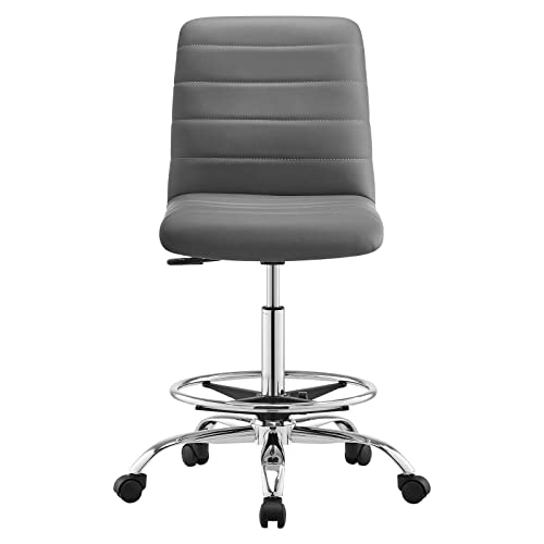 Modway Ripple Home Office Desks And Chairs, Silver Gray #TOP3
