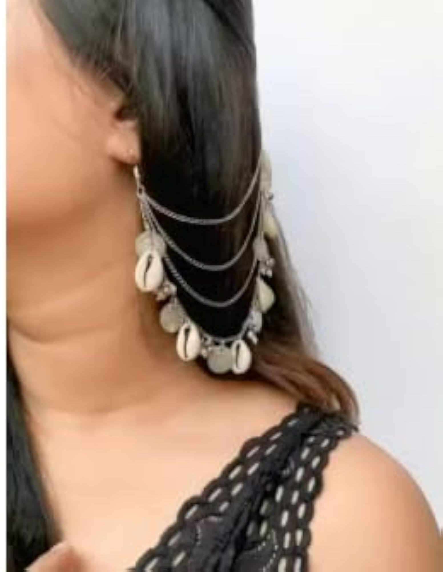 Boho Multi-Layer Ear Cuff Chain Earrings for Women