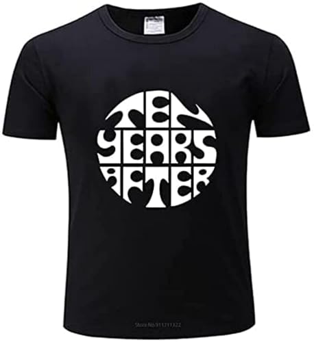 Photo de Ten Years After English Legend Men's T-Shirt Men Casual Tees Black XL