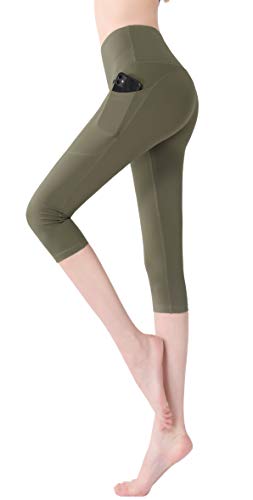 Sweetaluna High Waist Workout Leggings for Women with Pockets,Tummy Control Training Yoga Pants