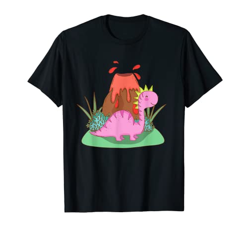 Volcán Dinosaur Eruption Magma en Hawaii Indonesia & Tokio Camiseta