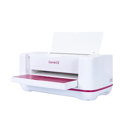 Gemini II Electric Die Cutting & Embossing Machine - 9"x12.5" Cutting Platform, Edge-to-Edge Cutting Machine for Card & Fabric - Precision for Large Projects, Quieter & Faster with Foldaway Stand