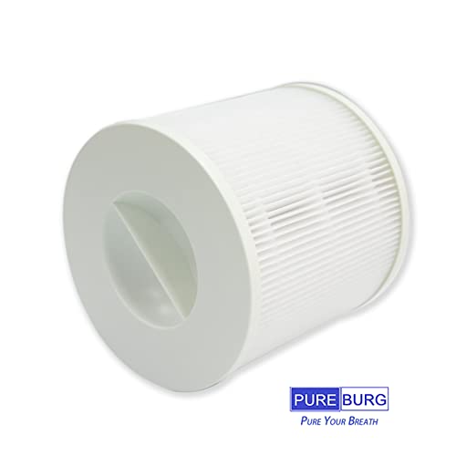 PUREBURG Replacement Filter Compatible with Bionaire BAP9921 True HEPA 360° Air Purifier, Pack of 2, H13 true HEPA Activated Carbon 2-IN-1 4-Stage Filtration by PUREBURG - Used condition - Image 4