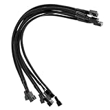 Répartiteur de câble CPU : ce câble répartiteur est spécialement conçu pour assurer un fonctionnement stable et une dissipation thermique efficace pour votre processeur, contribuant ainsi au bon fonctionnement de votre ordinateur, répartiteur de connecteur interne