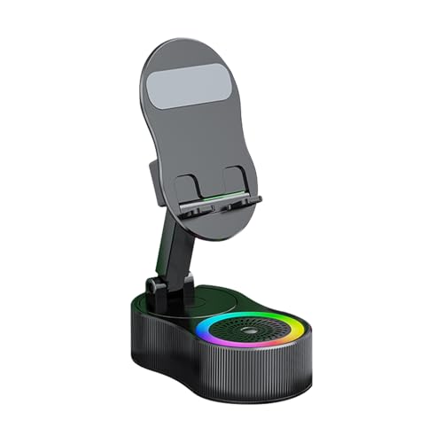 Soporte para smartphone con altavoz para evitar caídas en el mostrador