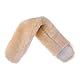 Merauno® Echt Lammfell Gurtschoner Bauchgurtschoner für Westerngurt Dressurgurt Rundum echtes Fell für Ihren Sattelgurt echte Lammwolle (Natur, 50 * 12cm(L*B))