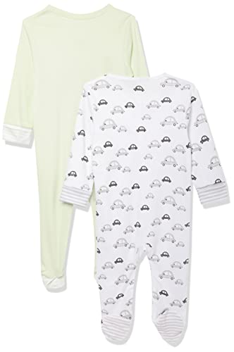 Image of Max Boy's Cotton Baby Printed Anti-Bacterial Relaxed Sleepsuit - Pack of 2
