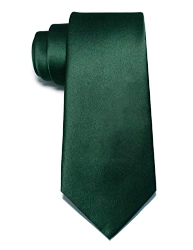 Corbatas de Satén para Hombre, Corbata Lisas Slim Delgada para Caballero, Accesorio Elegante de Alta Calidad para Trajes, Regalo Perfecto para Marido, Padre o...