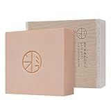 COMEITTO Rice Soap Rose Hip 100g Organic Soap with Rose Water, Rose Hip Oil, Butters for Body Face W