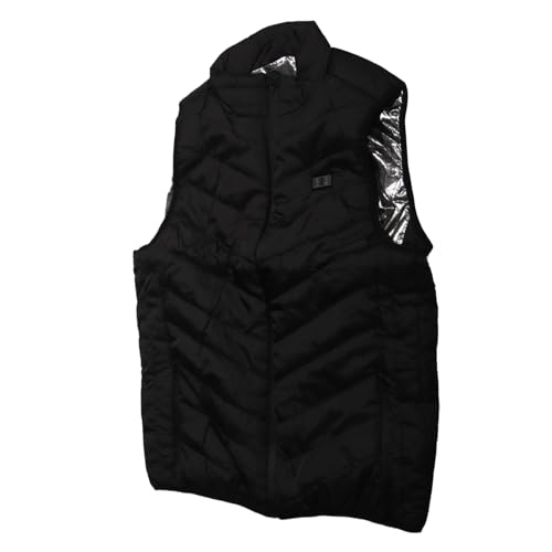 Acouto Heated Vest with USB Power and 3- Temperature Control, Ideal for Outdoor Comfort and Easy Care (3XL)