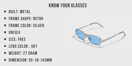Image of SAM AND MARSHALL BENEDICT Sunglasses I 400UV Protection I Rectangular Sunglass I Men & Women
