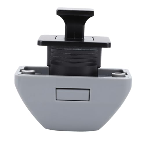 Tbest Cerraduras de gabinete sin llave de aleación de zinc duraderas con botón seguro para gabinete, cerraduras sin llave para RV, yates, autocaravanas, vehículos de camping (negro mate)