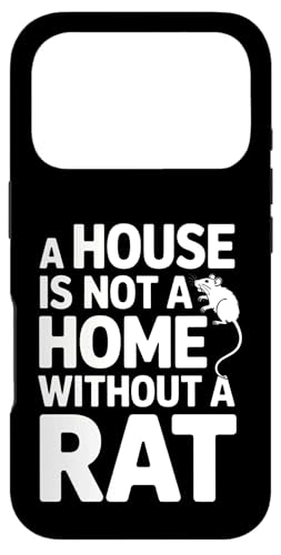 Funny House Not Home Without Rat Says �X�}�z�P�[�X iPhone 17 Pro �p