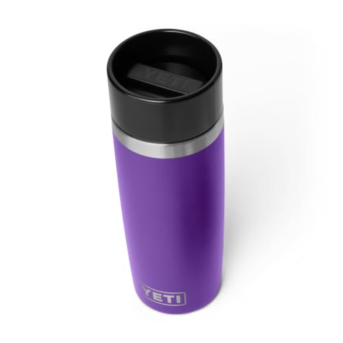 Image of YETI Rambler 16 oz Travel Bottle, Stainless Steel, Vacuum Insulated with Leakproof Commuter Cap, Pace Purple
