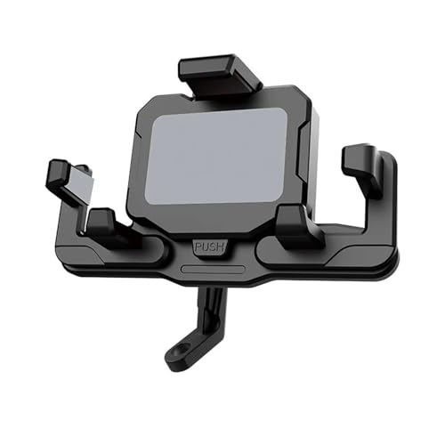 Soporte de moto ajustable para móvil con fijación reforzada de espejo retrovisor