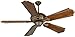 Craftmade K10730 Mia 56" Outdoor Ceiling Fan with 26 Watts CFL Light Kit and Pull Chain, 5 Blades, Aged Bronze/Vintage Madera