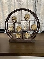 Amazon｜中国風 和モダン ウッドラック 茶器 香炉 花台 木製 飾り棚