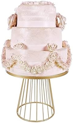 Cupcake Stand Metal Cake Stand Wedding White Gold Dessert Display Rack Birthday Party Decoration Cupcake Stand Food Cake Tray Dessert Stand (Color : White Shape Style : 25cm)