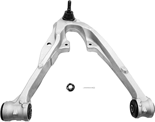 Image of Detroit Axle - 4pc Front End Kit for 2007-2013 Chevy Silverado 1500 GMC Sierra 1500 Avalanche 2007-2014 Tahoe Yukon, Suburban 1500 Escalade ESV EXT, Lower Control Arms w /Ball Joint, Lower Ball Joints