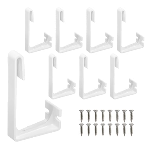 MCSDFN 8PCS RV Curtain Hold Down Clips with Screws