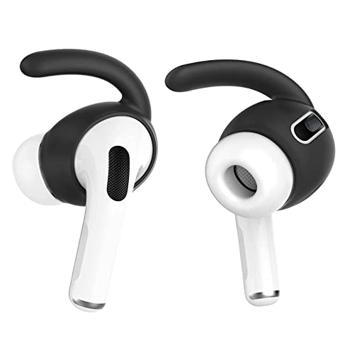 ALXCD Airpod�p�C���[�o�b�h�J�o�[ 4�g ����~�߃X�|�[�c�V���R�����C���[�o�b�h�J�o�[ Airpod�w�b�h�z���p AirPods Pro �u���b�N eartip-earairpod-Pro-Black-8S