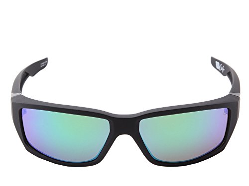 Spy Optic Dirty Mo Sunglasses Matte Black w/Happy Bronze Polarized Green Spectra Lens + Sticker2