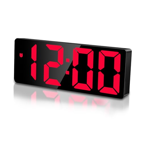 Sarsumir Reloj Despertador LED Digital Rojo