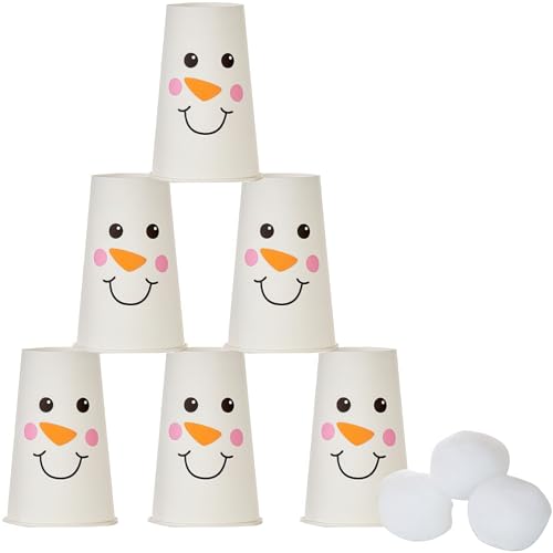 Fun Express Kids Bowling Set Holiday Snowball Bowling Game