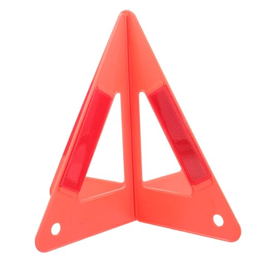 TOYZFRIENDY Triangolo di Sicurezza Riflettente per Emergenza Auto Segnale Stradale Portatile Leggero per Assistenza Stradale e Visibilità Massima