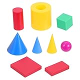 Développe les capacités cognitives : favorise le développement de la conscience spatiale et de la pensée critique chez les enfants, modèle géométrique solide, matériel pédagogique de géométrie