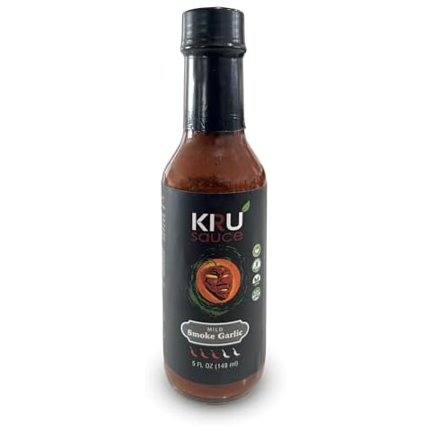 KRU Sauce Smokey Garlic Hot Sauce Cover