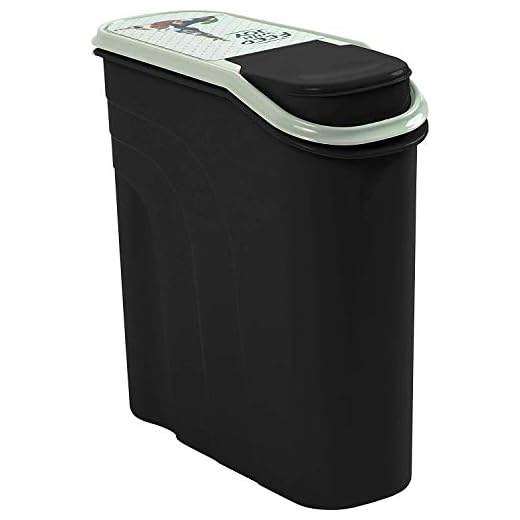 Rotho 4550310536 Caja para Comida para Animales de plástico (PP) – Filo trockenfutter de Recipiente hermético para Perros, Gatos, pájaros, Peces y Otros Animales pequeños – Volumen 6 litros
