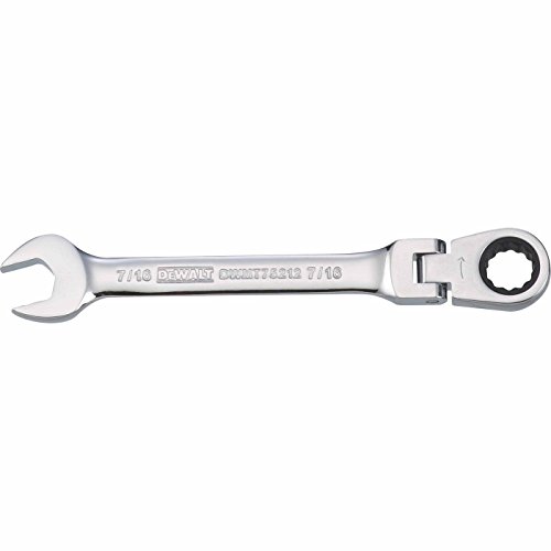 DEWALT Flex Handle Ratcheting Combination Wrench 7/16