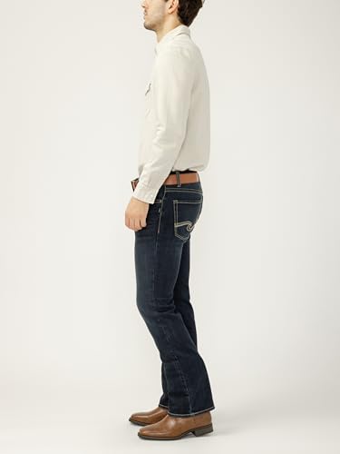 Image of Silver Jeans Co. Mens Jace Slim Fit Bootcut Jeans