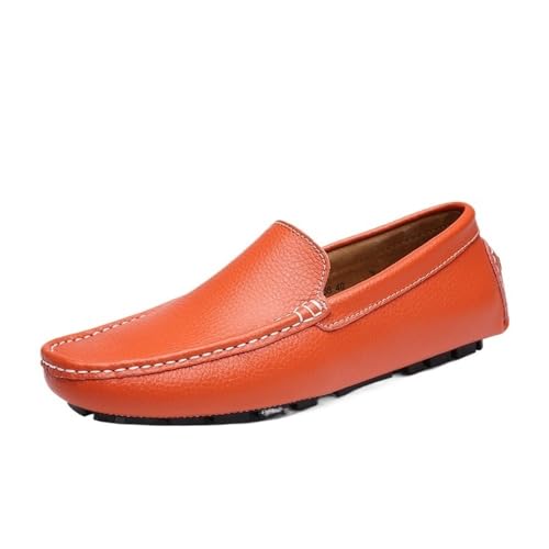 Men's Casual Loafers Slip On Leather Shoes for Business Office Work Wedding Comfortable Lightweight Walking Shoes