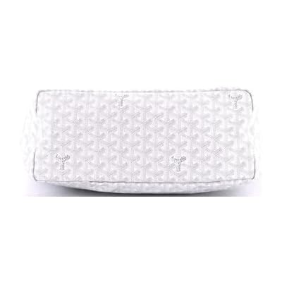 Pre-Loved Saint Louis Tote Coated Canvas PM, White
